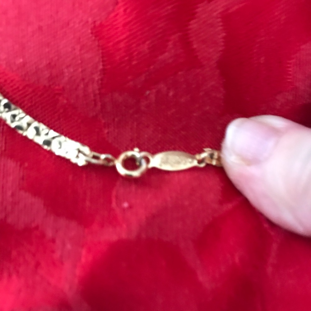 SOLD!!   Necklace with Rhinestones!  22”. Like new - Picture 4 of 4
